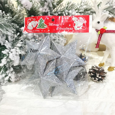 Καλά Χριστουγεννιάτικα Δέντρα Διακοσμητικά Μικρά Χρυσά Αστέρια Χριστουγεννιάτικο Δέντρο Κρεμαστό Κρεμαστό Xmas Top Star Pentagram με Χρυσόσκονη