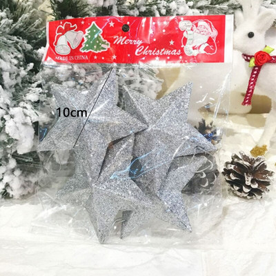 Καλά Χριστουγεννιάτικα Δέντρα Διακοσμητικά Μικρά Χρυσά Αστέρια Χριστουγεννιάτικο Δέντρο Κρεμαστό Κρεμαστό Xmas Top Star Pentagram με Χρυσόσκονη