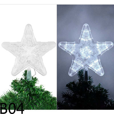 Χριστουγεννιάτικο δέντρο LED Top Star Topper Διακοσμητικά Χριστουγεννιάτικου δέντρου Φωτιστικό LED Star για το σπίτι Χριστουγεννιάτικο ντεκόρ για Πρωτοχρονιάτικο πάρτι Navidad Δώρα Noel
