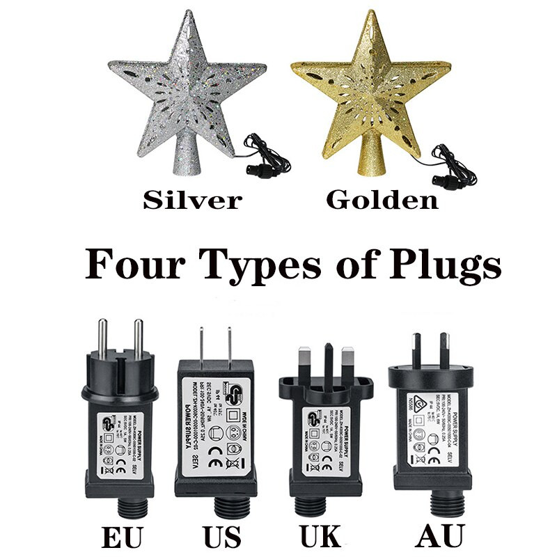 Jõulupuu pealispind reguleeritav tähe-lumehelbeprojektor pöörlev 3D sädelev haldjavalgus LED jõulupulma uusaasta kaunistus