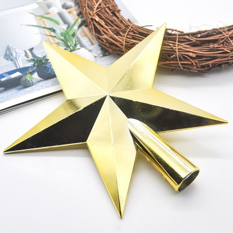 20cm božićno drvce na vrhu zvijezda petokraka zvijezda božićni ukrasi ukrasi radna površina Božić Nova godina 2022. Navidad party XMAS