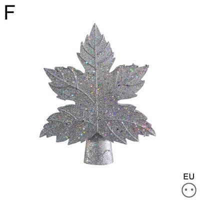 Προβολέας Χριστουγεννιάτικου δέντρου σε σχήμα φύλλου Χρυσό ασημί Χριστουγεννιάτικο ντεκόρ για Χριστουγεννιάτικα στολίδια σπιτιού Δώρα για το νέο έτος