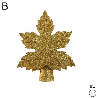 LED kalėdinės eglutės viršutinė žvaigždė projekcinė lempa Lapo formos projekcinės lempos pakabukas Kalėdų eglutei