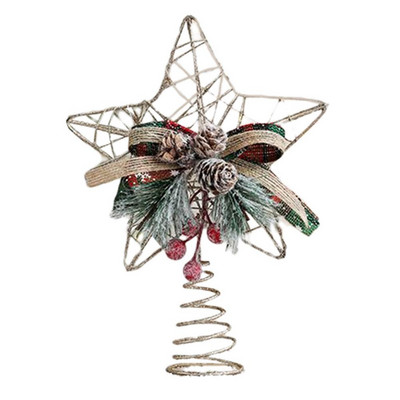 Jõulupuu tippstaar Häid jõulukaunistusi koju Jõulupuu kaunistused Navidad Head uut aastat Natal Noel