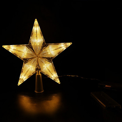 LED Starlight Božićno drvce Gornje svjetlo Božićno drvce Suspenzija Dekoracija Baterija Električna novogodišnja božićna dekoracija