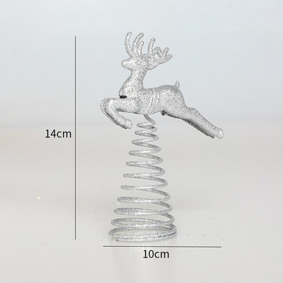 Decoratiuni pentru pom de Crăciun, fier forjat, inimă de dragoste, elan, stea, ornamente pentru casă, brad de Crăciun, 2022, decor de revelion, noutate