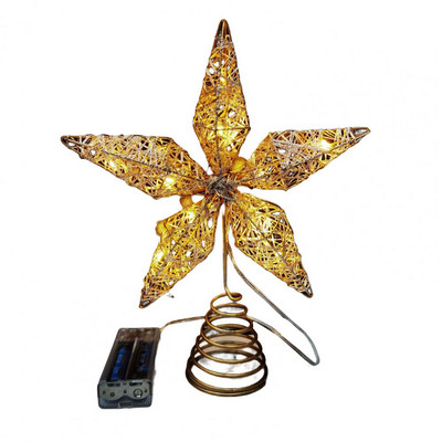 LED-tähe ornament Stiilne erinevad stiilid Raudkunst peotarbed Jõulupuukaunistus Jõulude helendav kaunistus