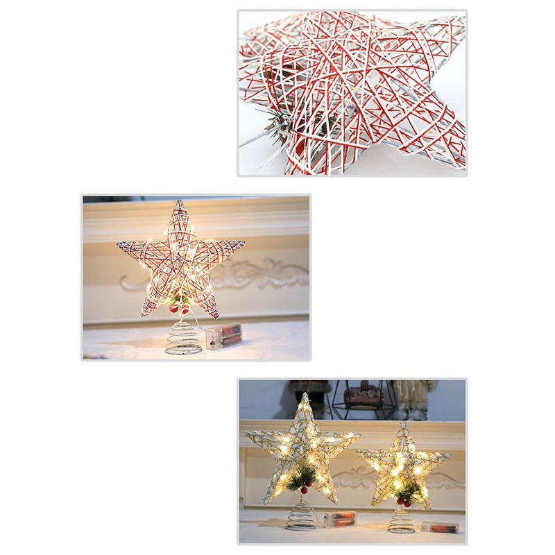 Zvijezda na vrhu božićnog drvca Izvrsna lagana i velika izdržljivost za kućne ukrase za božićno drvce Navidad Nova godina 2023. Natal Noel