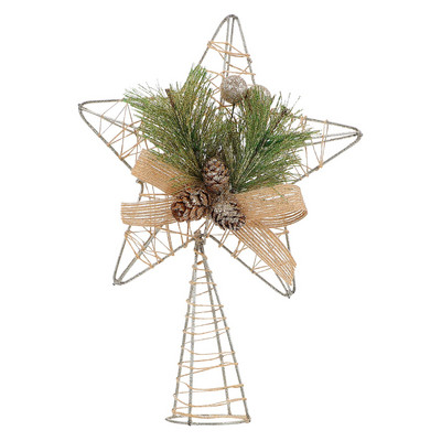 Tree Star Topper Χριστουγεννιάτικα Ανοιξιάτικα Toppers Διακοσμητικά Πεντάγραμμο Δέντρο