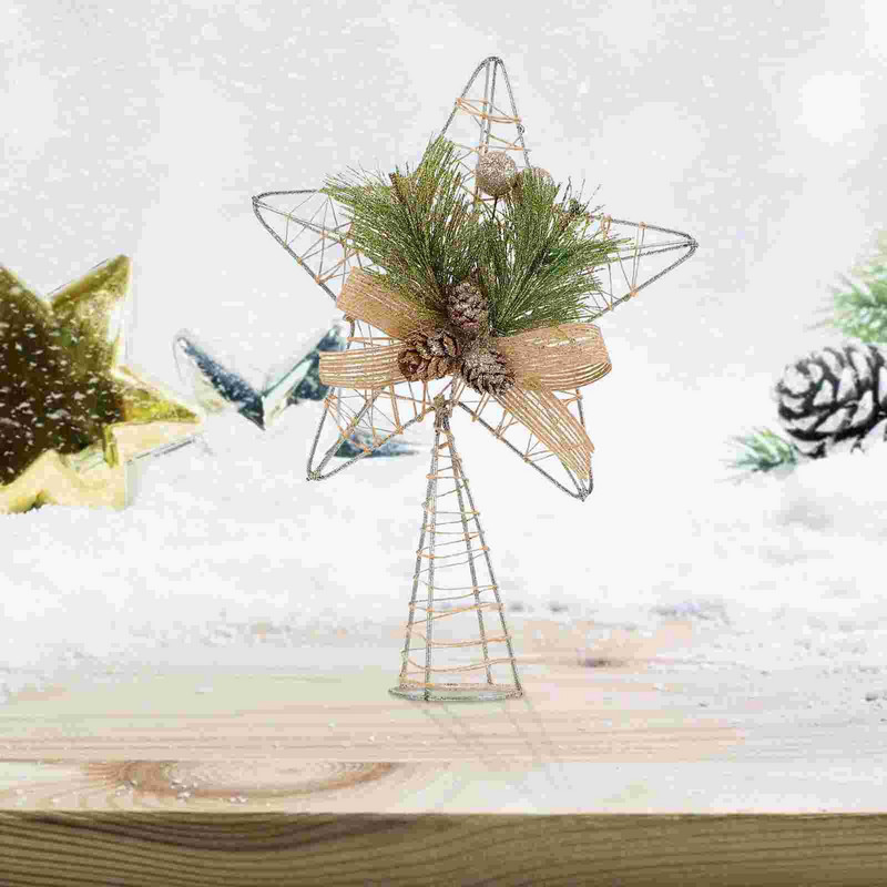 Tree Star Topper Χριστουγεννιάτικα Ανοιξιάτικα Toppers Διακοσμητικά Πεντάγραμμο Δέντρο