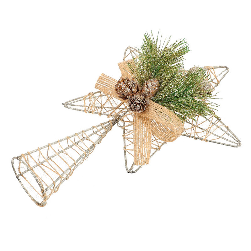 Tree Star Topper Χριστουγεννιάτικα Ανοιξιάτικα Toppers Διακοσμητικά Πεντάγραμμο Δέντρο