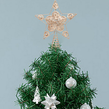 Επαναχρησιμοποιήσιμο Βολικό δέντρο Topper Star Χριστουγεννιάτικα διακοσμητικά αξεσουάρ Χριστουγεννιάτικο διακοσμητικό διακοσμητικό για πάρτι