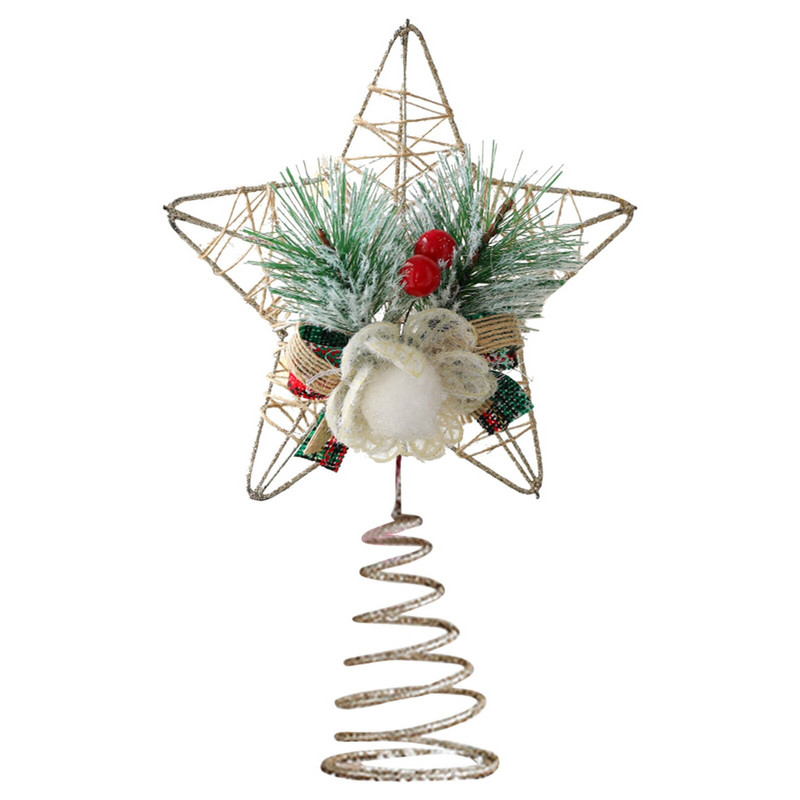 Brad de Crăciun Accesorii pentru stele cu cinci colțuri 3d Hollow Steaua cu cinci colțuri Decor de Crăciun Decoratiuni de Crăciun pentru casă Noel
