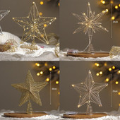 Jõulutähe talvine peokaunistus Jõulutähe kaunistus jõulupuu kaunistus koju Navidad 2023 Noel 25/30 cm