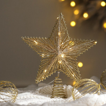 Χριστουγεννιάτικο Αστέρι Χειμερινό ντεκόρ Χριστουγεννιάτικου Αστέρι Στολίδι Χριστουγεννιάτικο Δέντρο Για Σπίτι Navidad 2023 Noel 25/30cm