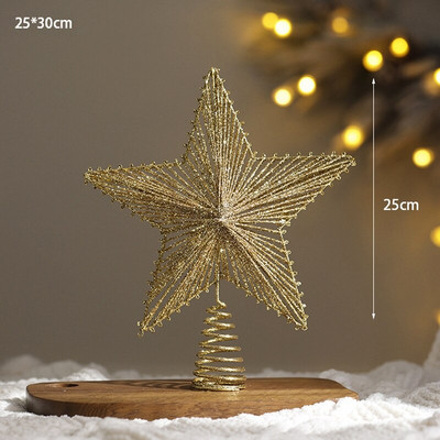 Jõulutähe talvine peokaunistus Jõulutähe kaunistus jõulupuu kaunistus koju Navidad 2023 Noel 25/30 cm