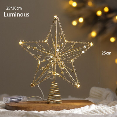 Jõulutähe talvine peokaunistus Jõulutähe kaunistus jõulupuu kaunistus koju Navidad 2023 Noel 25/30 cm