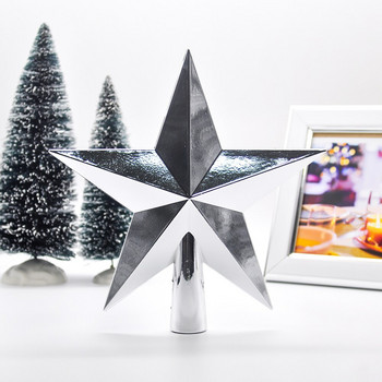 Χριστουγεννιάτικο δέντρο 20 εκ. κορυφαίο αστέρι 3D πεντάκτινο αστέρι Χριστουγεννιάτικα στολίδια επιτραπέζιου υπολογιστή Χριστουγεννιάτικη Πρωτοχρονιά 2022 navidad