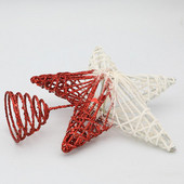 Pentagramă decorativă atrăgătoare cu LED-uri de vacanță de Crăciun pentru casă