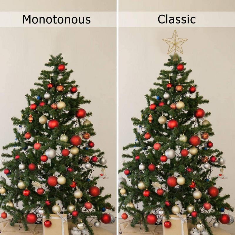 Χριστουγεννιάτικο Star Tree Topper Metal Christmas Treetop Wire Star Topper Χριστουγεννιάτικο δέντρο διακοσμητικά προμήθειες για τις πύλες του κήπου σας