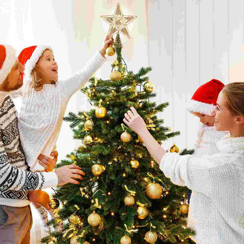 Tree Topper Χριστουγεννιάτικο δέντρο Topper Lighted Star Xmas Tree Toppers Χριστουγεννιάτικο δέντρο με αστέρι Χριστούγεννα τον Ιούλιο Διακοσμήσεις