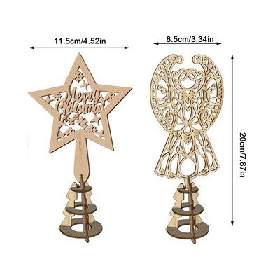 Željezna zvijezda na vrhu božićnog drvca Božićni ukrasi za dom Božićno drvce Željezni umjetnički ukrasi Navidad Nova godina 2021. Natal Noel darovi