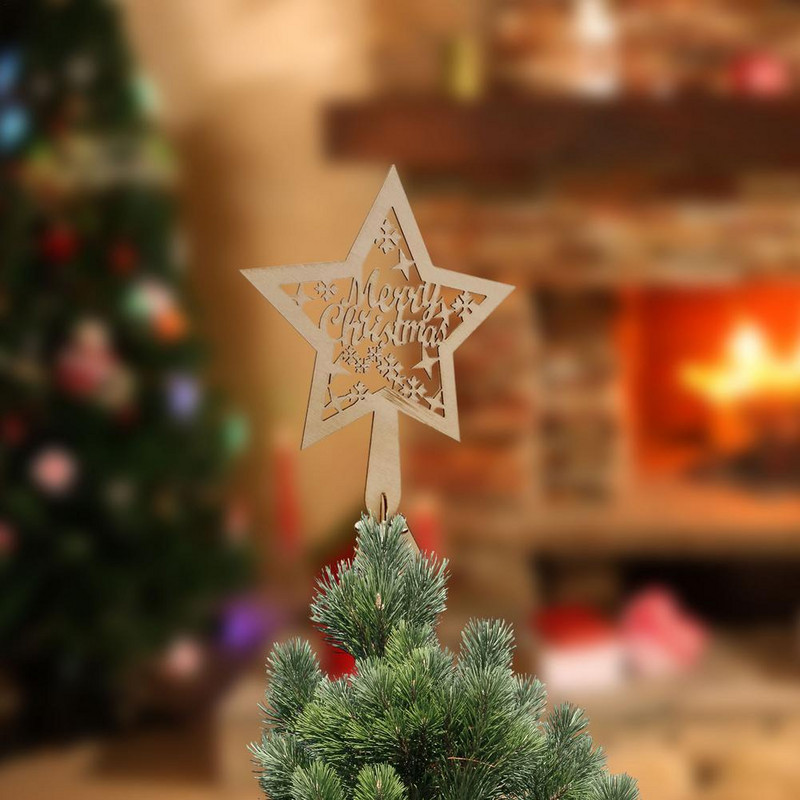 Željezna zvijezda na vrhu božićnog drvca Božićni ukrasi za dom Božićno drvce Željezni umjetnički ukrasi Navidad Nova godina 2021. Natal Noel darovi