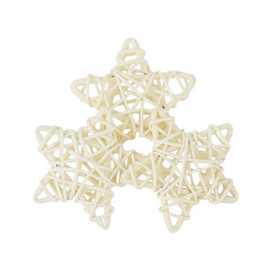 10 komada 6 cm Rattan Zvijezde Pentagram Sepak Takraw Ukrasi za božićno drvce Zvjezdice Privjesci Božićna dekoracija doma Potrepštine za svadbe