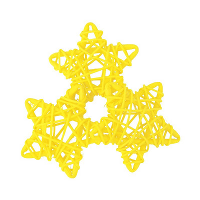 10 komada 6 cm Rattan Zvijezde Pentagram Sepak Takraw Ukrasi za božićno drvce Zvjezdice Privjesci Božićna dekoracija doma Potrepštine za svadbe