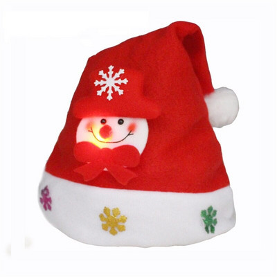 Χριστουγεννιάτικο καπέλο LED Πρωτοχρονιά Χαριτωμένα παιδιά Ενήλικες Καπέλο Navidad Παιδικό καπέλο κοριτσιών Πρωτοχρονιάτικη στολή Άγιος Βασίλης Χριστουγεννιάτικο χριστουγεννιάτικο δώρο διακόσμηση