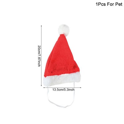Božićna mekana kapa Djed Božićnjak Crveni kratki plišani Božićne kape 2022 Navidad Odrasli Poklon za djecu Božićni ukrasi za zabavu Nova godina 2023.