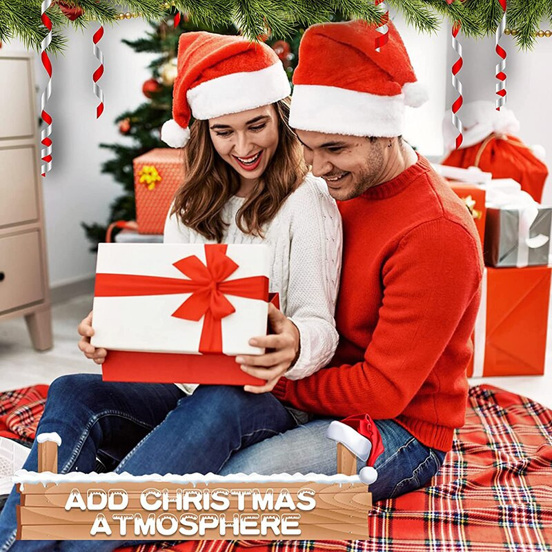 Božićna mekana kapa Djed Božićnjak Crveni kratki plišani Božićne kape 2022 Navidad Odrasli Poklon za djecu Božićni ukrasi za zabavu Nova godina 2023.