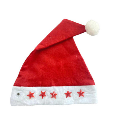 Πλεκτό καπέλο LED Χριστουγεννιάτικο δώρο για παιδιά 2022 Χριστουγεννιάτικες διακοσμήσεις 2023 Διακόσμηση Πρωτοχρονιάς Πουλόβερ Άγιος Βασίλης Elk Snowman Beanie Καπέλο