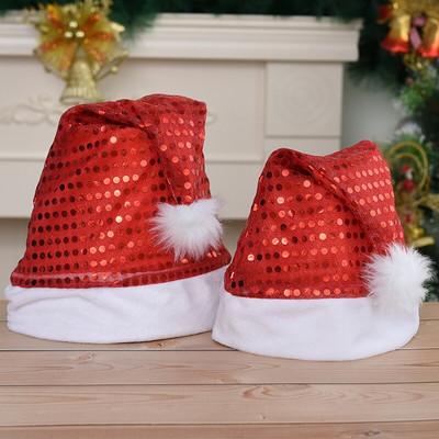 1PC Božićni šešir od rogova Djeda Mraza, roditelj, dijete, božićna traka za glavu, sob, vilenjak, šljokica, šešir s prugama