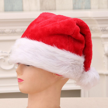 Πλεκτό χριστουγεννιάτικο καπέλο 2023 Χαριτωμένο πομπόν για ενήλικες για ενήλικες Μαλακό καπέλο Santa για Παιδικό πάρτι Πρωτοχρονιάτικο Δώρο Navidad Natal Noel Διακόσμηση