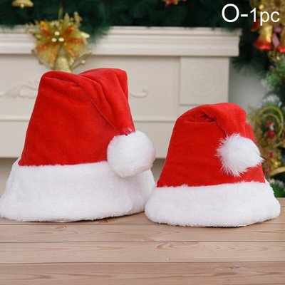 Pălărie de Crăciun tricotată 2023 Pompon drăguț Copii Adulti Crăciun Moale Căciulă de Moș Crăciun Cadou pentru copii de Anul Nou Natal Natal Decorat