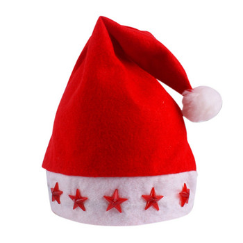 Χριστουγεννιάτικο καπέλο για ενήλικες Κλασικό κόκκινο Χριστουγεννιάτικο καπέλο για γιορτινό πάρτι Μπομπονιέρες για κορίτσια για Παιδιά 8-12 #50g