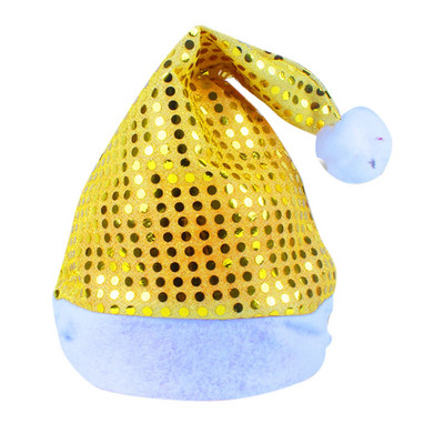 Коледна шапка на Дядо Коледа Класическа червена коледна празнична шапка за възрастни Парти костюм Момиче Парти сувенири за деца 8-12 #50g