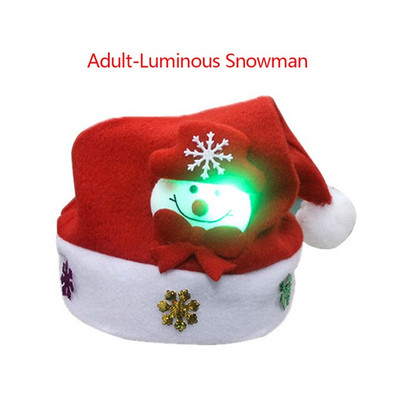 Καπέλο για ενήλικες Χριστουγεννιάτικα δώρα Καπέλα LED Καπέλο LED Elk καπέλο Santa Φώτα LED Καπέλο Παιδικά Καπέλα LED Φωτεινά καπέλα Χριστουγεννιάτικα καπέλα για ενήλικες Καπέλο Άγιου Βασίλη