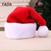 YADA Нова година 2022 Плюшена коледна шапка Възрастни Деца Коледна украса за дома Коледа Подарък Дядо Коледа Топла зимна шапка TW210055