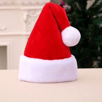 YADA Нова година 2022 Плюшена коледна шапка Възрастни Деца Коледна украса за дома Коледа Подарък Дядо Коледа Топла зимна шапка TW210055