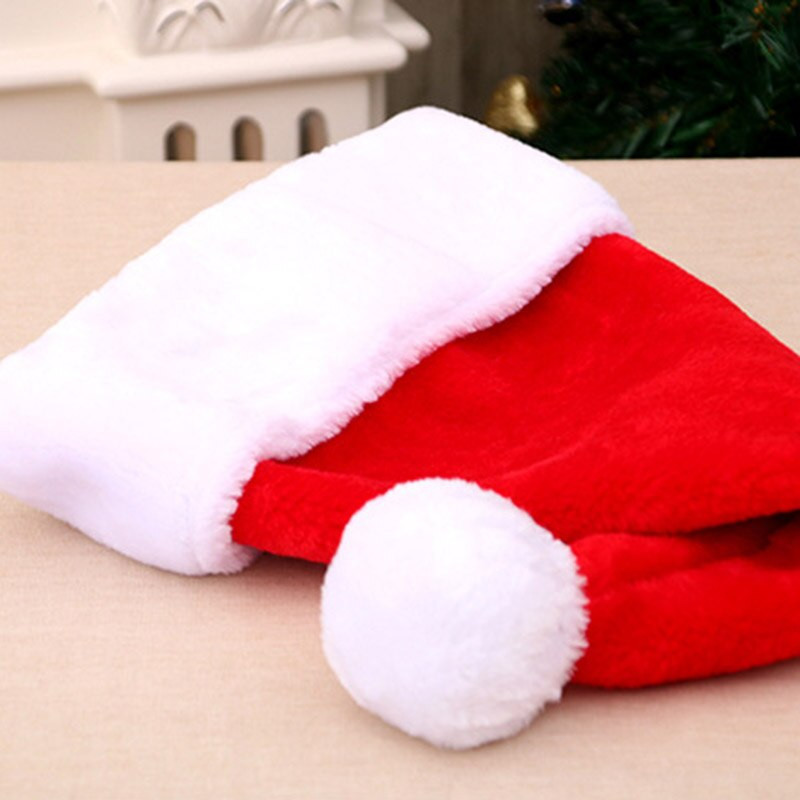 YADA Нова година 2022 Плюшена коледна шапка Възрастни Деца Коледна украса за дома Коледа Подарък Дядо Коледа Топла зимна шапка TW210055