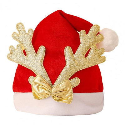 Hea välimusega jõulumüts Pehme lumememm Jõuluvana Täiskasvanute Lastemüts Veniv erksavärviline jõulupeomüts peoks