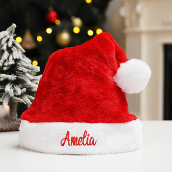 Κεντημένα ονομαστικά καπέλα για Χριστουγεννιάτικα Προσωποποιημένα Πρωτοχρονιά Καπέλο Χριστουγέννων για ενήλικες Χριστουγεννιάτικο καπέλο X-Mas Party Μοναδικά προσαρμοσμένα δώρα Χριστουγέννων