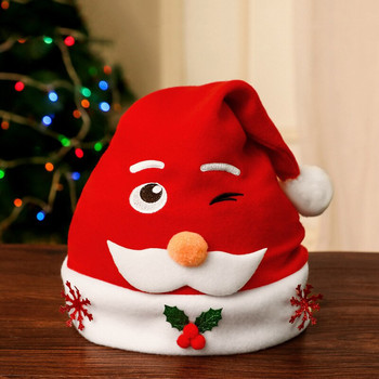 Καλά Χριστουγεννιάτικα Καπέλα με Φωτιστικό LED Διακοσμητικό Στολίδι Χριστουγεννιάτικα Δώρα Navidad Καλή Χρονιά Καπέλα Χιονάνθρωπος ElK Άγιος Βασίλης για το παιδί