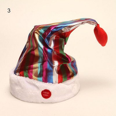 Коледни елементи Електрическа шапка Пеещи шапки с музика Сладка плюшена играчка за коледен подарък Парти WXV Разпродажба