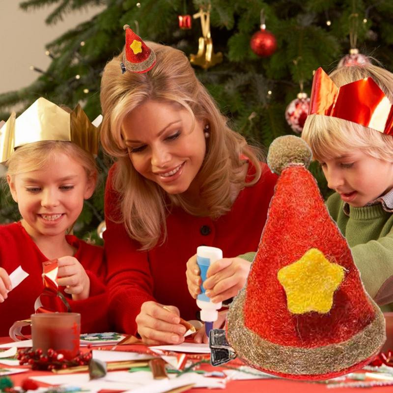 Kalėdiniai segtukai mergaitėms Graži kalėdinė plaukų segtukas šventinė dovana išskirtinė žvaigždės plaukų segtukas Kalėdų Helovino dekoravimui