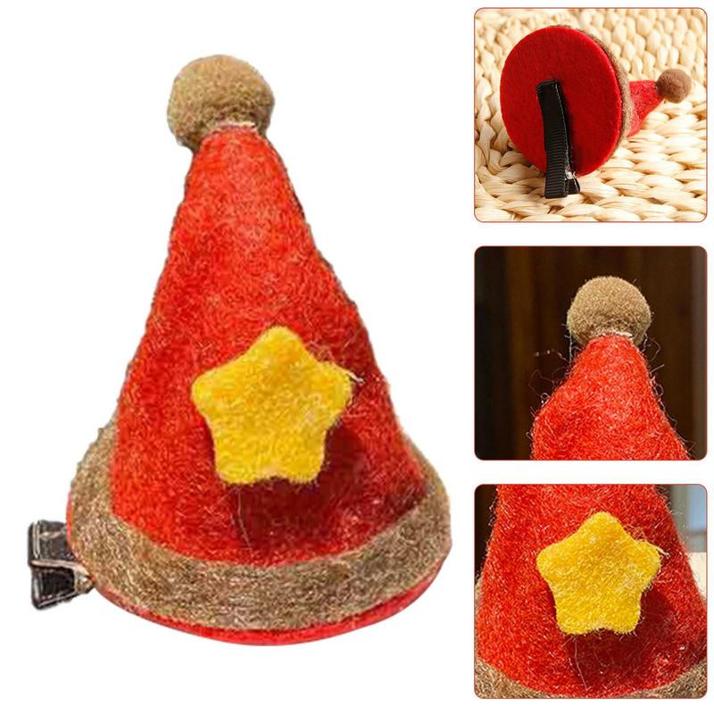 Kalėdiniai segtukai mergaitėms Graži kalėdinė plaukų segtukas šventinė dovana išskirtinė žvaigždės plaukų segtukas Kalėdų Helovino dekoravimui