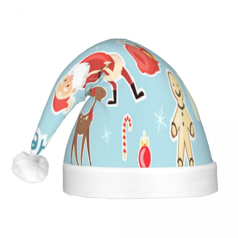 Sretan Božić 10 božićnih šešira Djed Božićnjak Sjajne novogodišnje božićne dekoracije