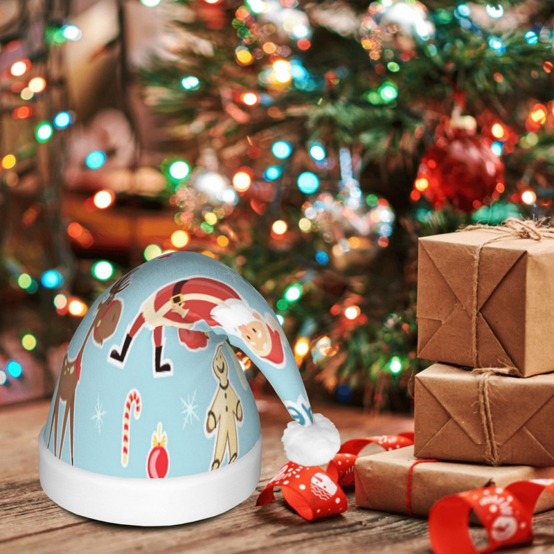 Sretan Božić 10 božićnih šešira Djed Božićnjak Sjajne novogodišnje božićne dekoracije